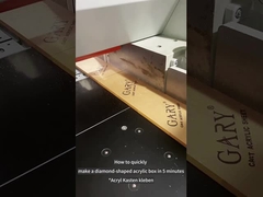 كيفية صنع صندوق أكريليك على شكل ماس بسرعة في 5 دقائق