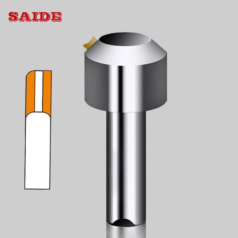 توريد المصنع آلة تشذيب الأكريليك عالية الجودة أداة طحن الشطب الماسية أحادية البلورة CNC خاصة بالأكريليك/PS