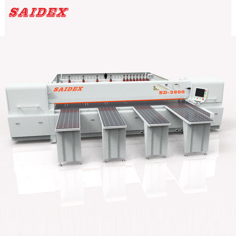 تصميم أكريليك كفاءة آلة قطع دقة 3800mm طول المنشار 11kw رأس المنشار محرك