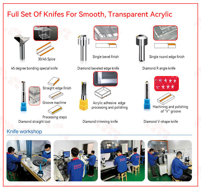 أدوات القطع العملية للصناعة الاكريليكية أداة تشامفر الالكترونية لقطع السرعة العالية الاكريليك
