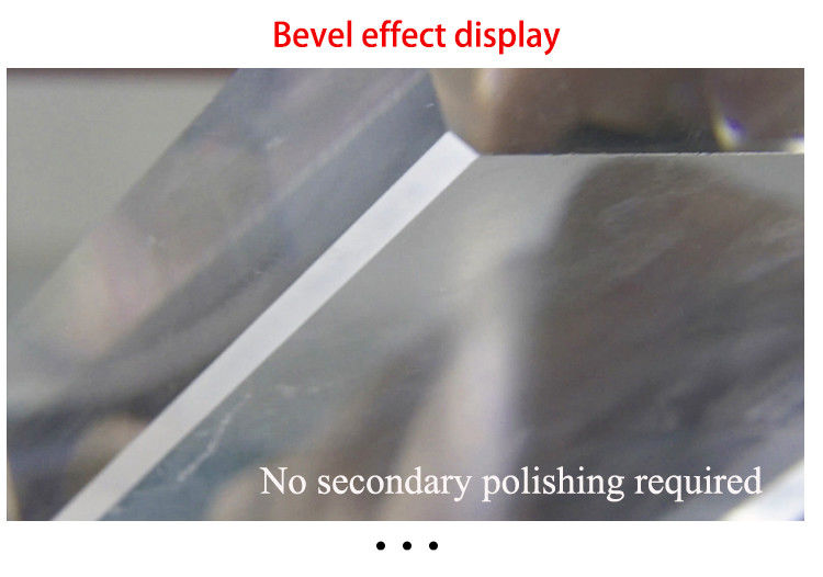 2022 مصنع دونغغوان الجديد إمدادات نصف أوتوماتيكية 1000 ملم الطول العمل الحافة الماس الساطع آلة طلاء لأكريليك