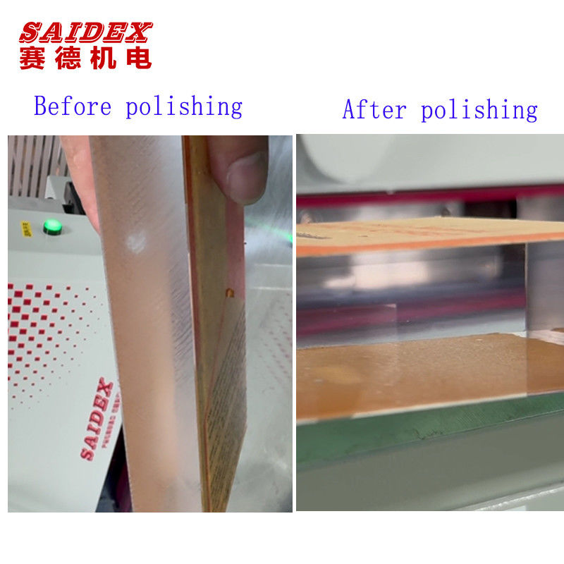 3.5 كيلو واط 380 فولت P1080 آلة تلميع الحواف المشطوفة بزاوية 45 درجة للأكريليك ذات الحافة المستقيمة عالية اللمعان لـ PMMA/PE/PC/PS