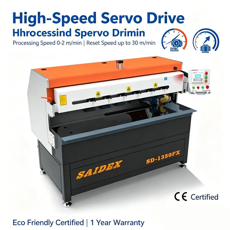 سرعة عالية 0-2m/min 3.5kw قوة أكريليك PMMA آلة التلميع مع 1350mm منطقة العمل