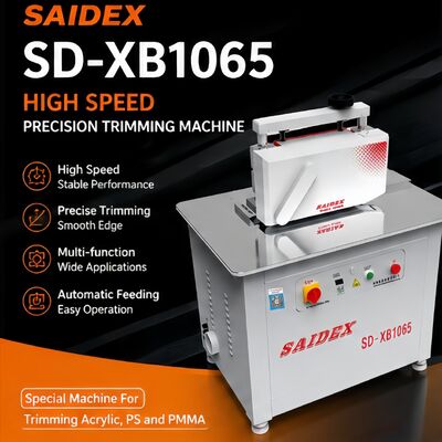 Multifunctional Acrylic Trimming Machine 1065 | Edge Trimming, Chamfering, Groove Cutting & Polishing
